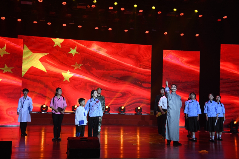 潢川县隆重举行中小学生"庆祝建党100周年"文艺汇演